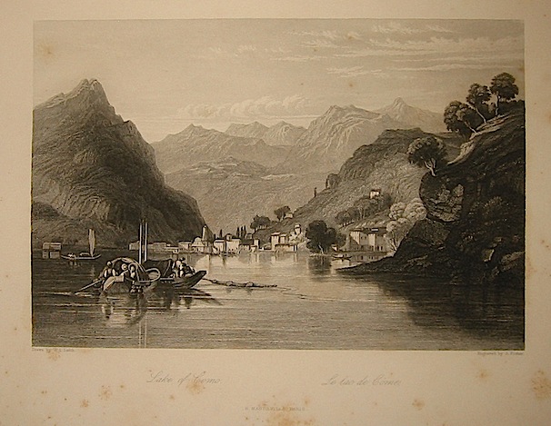 Fisher S. Lake of Como 1858 Parigi 